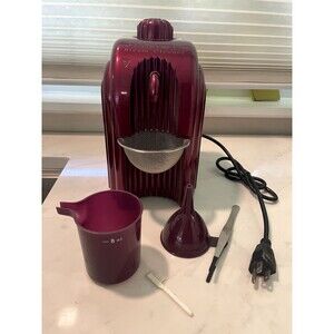 Jewel Jet JET-101 Jewelry Steam Cleaner – Burgundy Professional Steamer USA